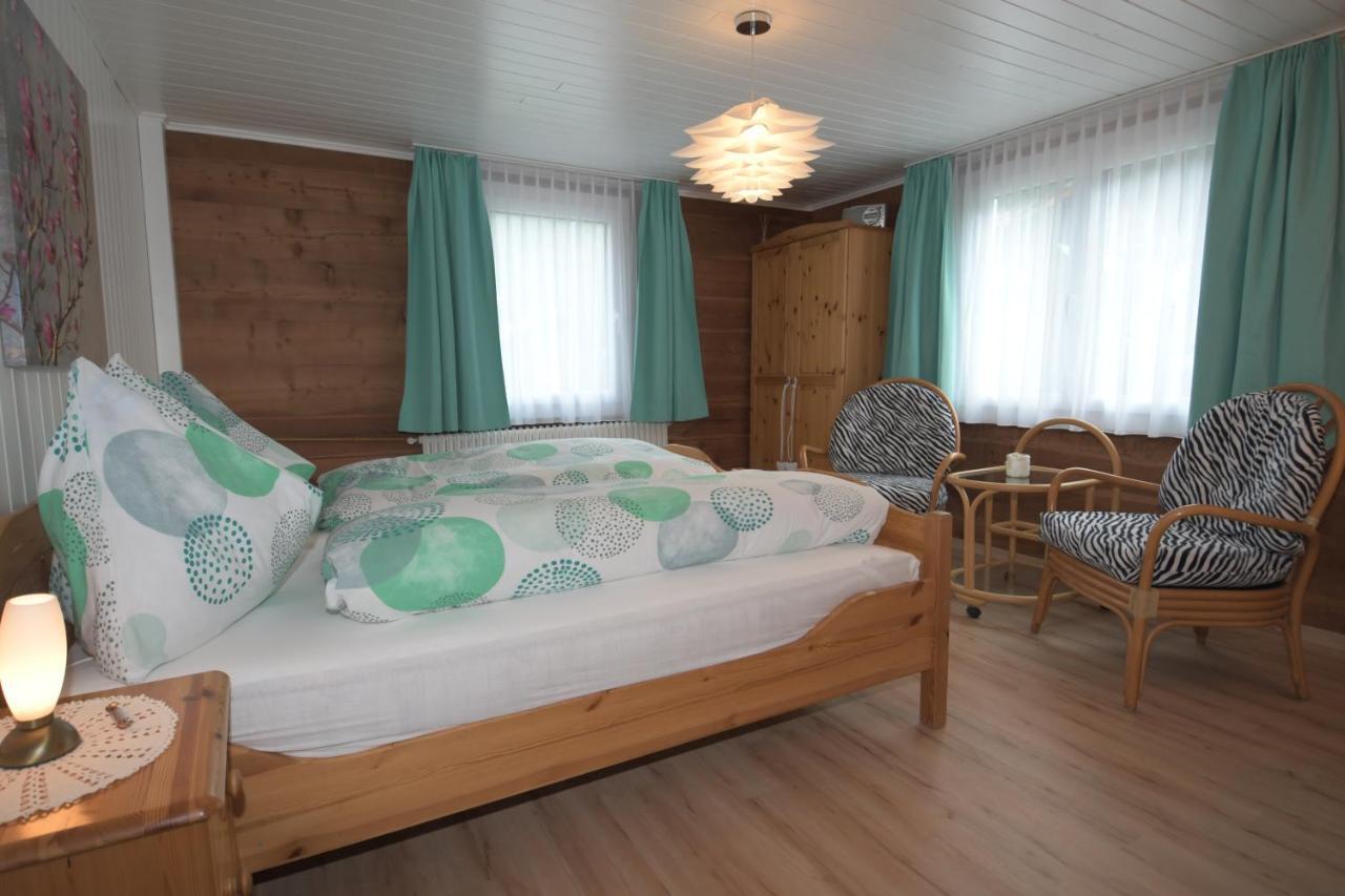 Haus Wiedersehen, Weissmies Apartment Саас-Грунд Екстериор снимка